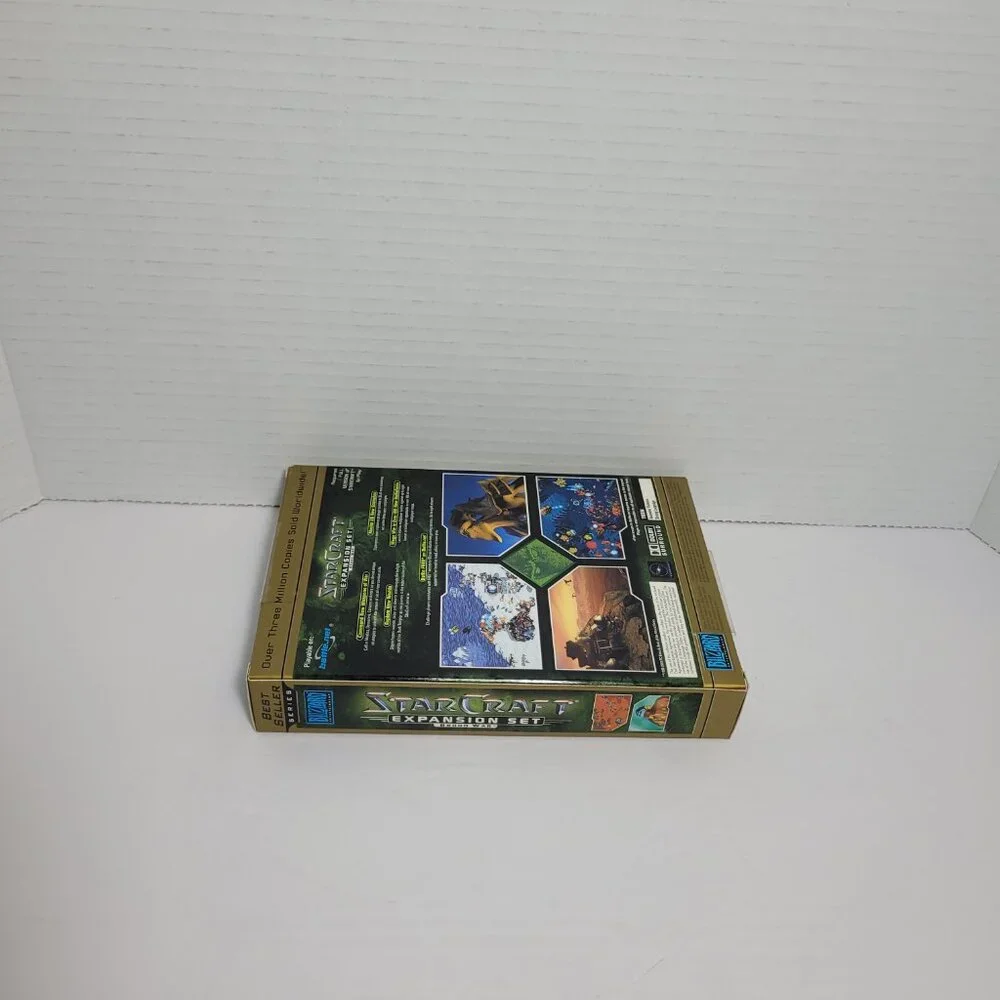 Star Craft Expansion Set Brood War Win Mac PC Cd-Rom Big Box New Sealed